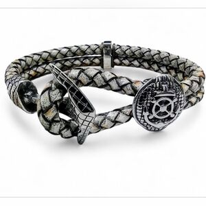 Leather Bracelet Men's leather bracelet, Nautical Bracelet, Genuine Leather